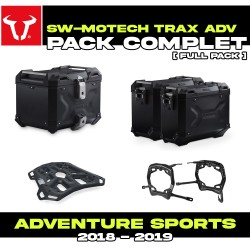 ADV.01.890.75100/B : Pack Bagagli SW-Motech Trax ADV Nero Honda CRF Africa Twin