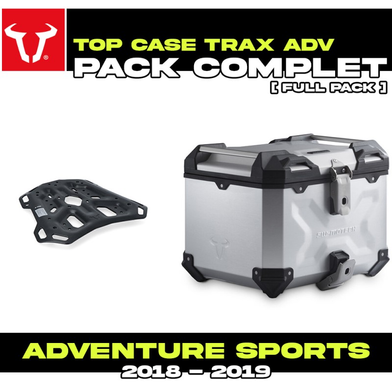 GPT.01.890.70000/S : Pacchetto Top Case SW-Motech Trax ADV Alu Honda CRF Africa Twin