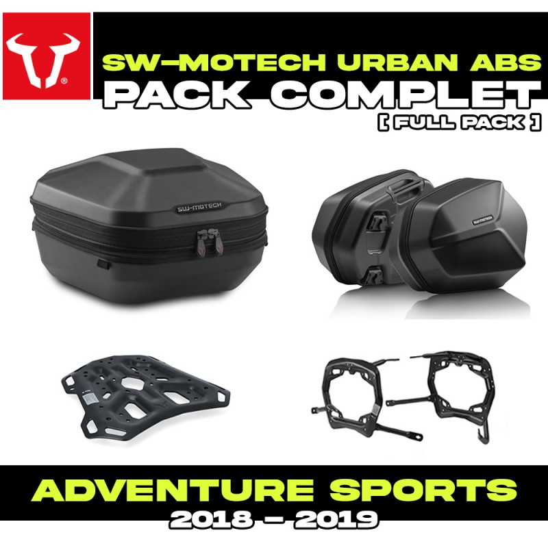 PACK-890-URBAN/AERO : Pacchetto Bagagli SW-Motech Urban/Aero ABS Honda CRF Africa Twin