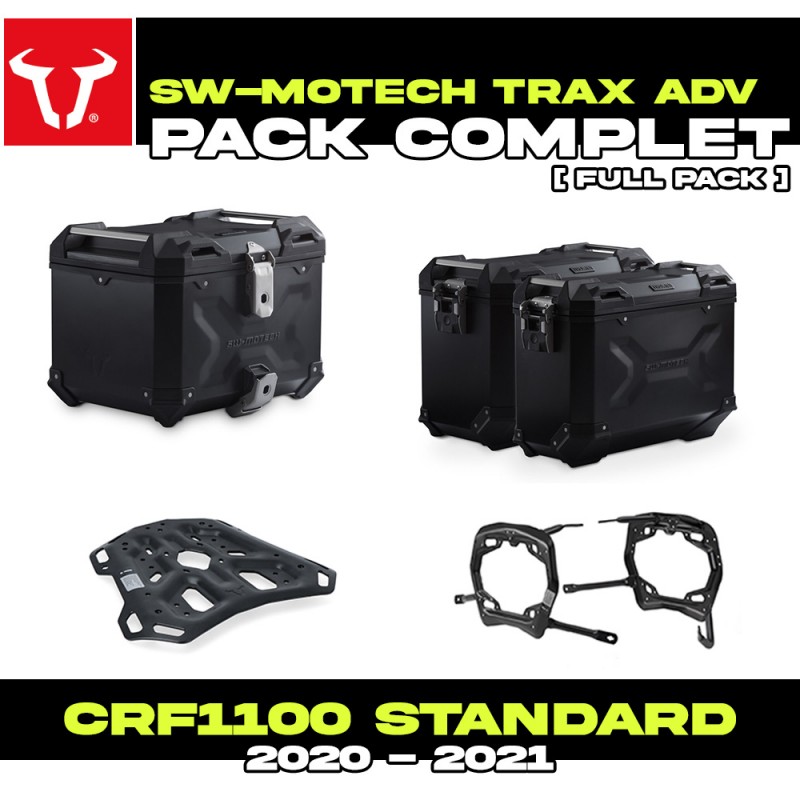 ADV.01.950.75002/B : Pack Bagagli SW-Motech Trax ADV Nero Honda CRF Africa Twin