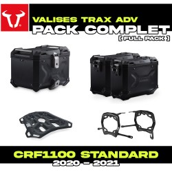 KFT.01.950.70001/B : Pack de Maletas Laterales SW-Motech Trax ADV Negro Honda CRF Africa Twin