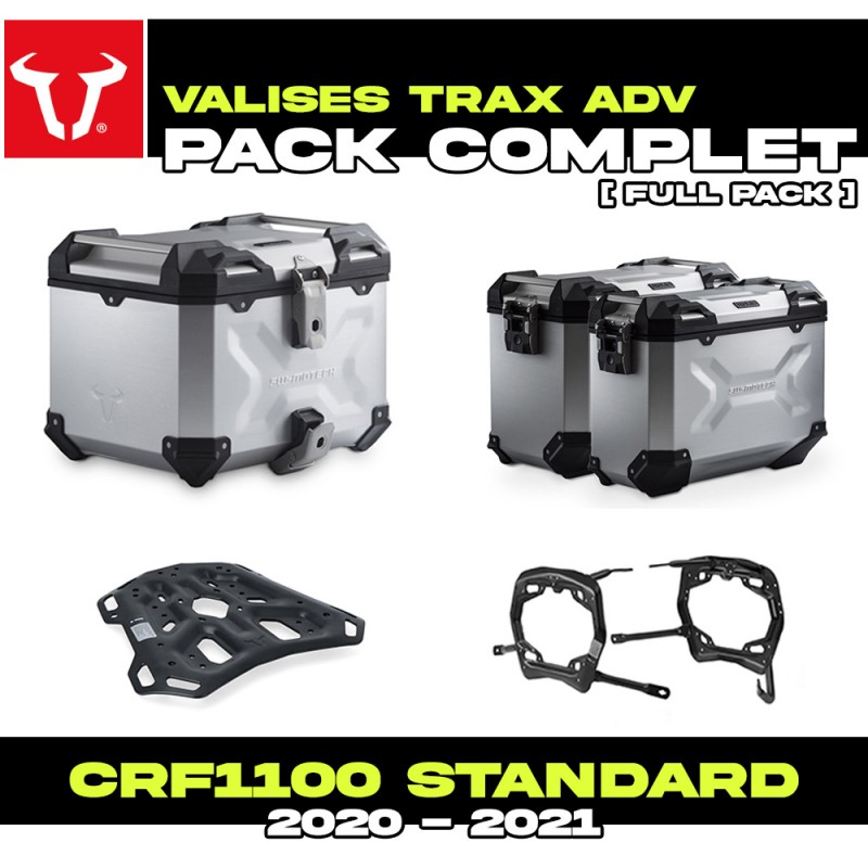 KFT.01.950.70001/S : Pack de Maletas Laterales SW-Motech Trax ADV Alu Honda CRF Africa Twin