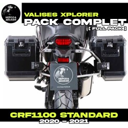 65195210022-01-40 : Pack de Maletas Laterales Hepco-Becker Xplorer Negro Honda CRF Africa Twin