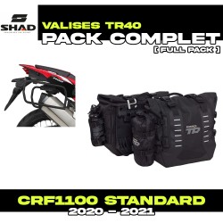 PACK-H0CR104P-X0TR401 : Pack de maletas laterales Shad TR40 Honda CRF Africa Twin