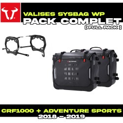 BC.SYS.01.890.21000/B : Pack de maletas laterales SW-Motech SysBag WP Honda CRF Africa Twin