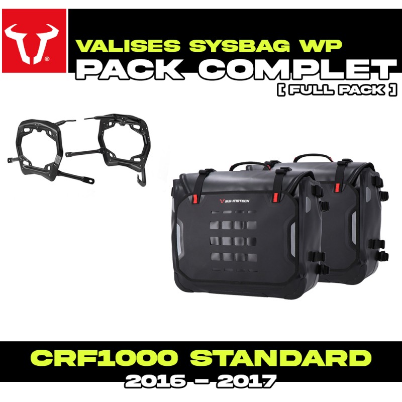 BC.SYS.01.622.21000/B : Paquete Alforjas laterales SW-Motech SysBag WP Honda CRF Africa Twin