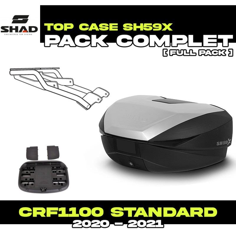 PACK-H0CR10ST-D0B59200 : Shad SH59X Top Case Pack Honda CRF Africa Twin