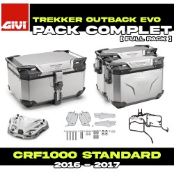 PACK-1144-OBKEA : Pack Bagagli Givi Trekker Outback Evo Alu Honda CRF Africa Twin