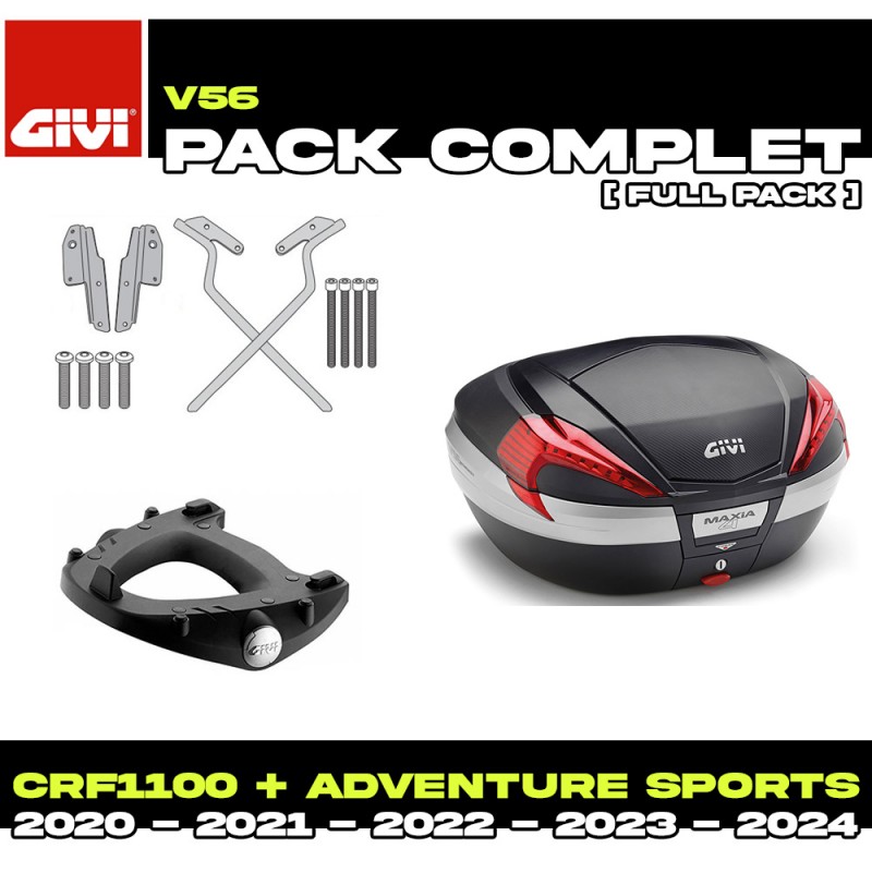 PACK-SR1178-V56NN : Givi V56 Maxia 4 Kit Honda CRF Africa Twin