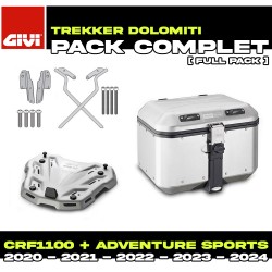 PACK-SR1178-DLM46A : Givi Dolomiti 46L Alu Kit Honda CRF Africa Twin