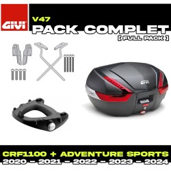 PACK-SR1178-V47NN : Givi V47 Top Case Pack Honda CRF Africa Twin