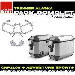 PACK-PLO1178MK-ALA36APACK2 : Givi Alaska 36L Side Panniers Alu Kit Honda CRF Africa Twin