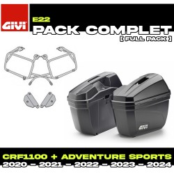 PACK-PLO1178MK-E22N : Pack Valigie laterali Givi E22 Honda CRF Africa Twin