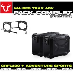 KFT.01.942.70001/B : Pack de Maletas Laterales SW-Motech Trax ADV Negro Honda CRF Africa Twin