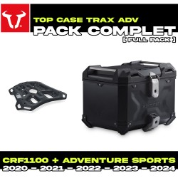 GPT.01.942.70000/B : SW-Motech Trax ADV Black Top Case Kit Honda CRF Africa Twin