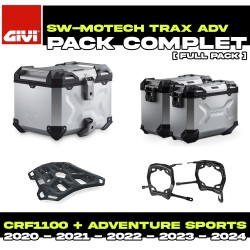 ADV.01.942.75001/S : SW-Motech Trax ADV Silver Luggage Kit Honda CRF Africa Twin