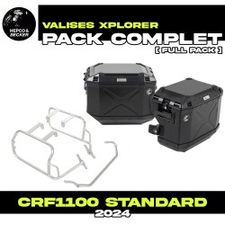 65195490022-01-40 : Hepco-Becker Xplorer Black Side Cases Kit 2024 Honda CRF Africa Twin