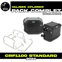 65195490022-01-40 : Pack Valigie Laterali Hepco-Becker Xplorer Nero 2024 Honda CRF Africa Twin