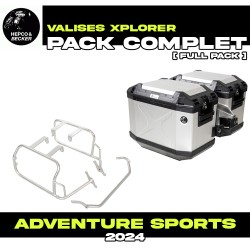 65195440022-00-40 : Hepco-Becker Xplorer Alu Adventure 2024 Side Cases Pack Honda CRF Africa Twin