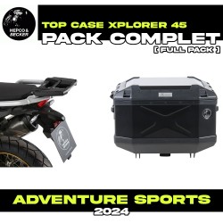 PACK-66295440101-TC45B : Hepco-Becker Xplorer 45L Black Kit Honda CRF Africa Twin