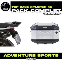 PACK-66295440101-TC45 : Pack Top-Case Hepco-Becker Xplorer 45L Alluminio Honda CRF Africa Twin