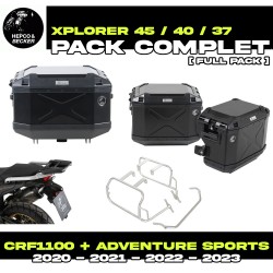 PACK-66295220101-XPLORERB : Hepco-Becker Xplorer Schwarz Gepäckset Honda CRF Africa Twin