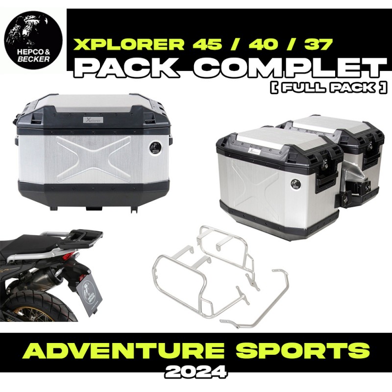 PACK-66295440101-XPLORER : Hepco-Becker Xplorer Alu Gepäck Set Honda CRF Africa Twin