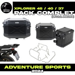 PACK-66295440101-XPLORERB : Hepco-Becker Xplorer Black Luggage Kit Honda CRF Africa Twin