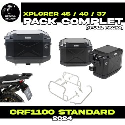 PACK-66295490101-XPLORERB : Hepco-Becker Xplorer Black Luggage Set Honda CRF Africa Twin