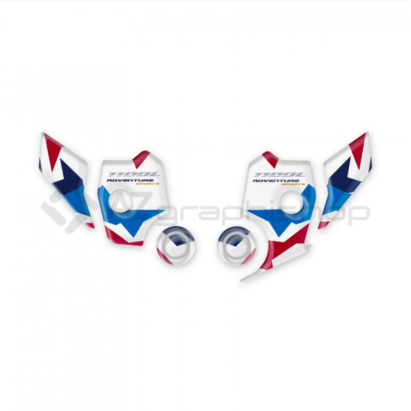 ADB-014 : Footrests protection stickers ATAS CRF1100 2024 Honda CRF Africa Twin