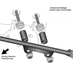 421095100001 : Reinforcement for Alurack/Easyrack Hepco-Becker Adventure 2018 Honda CRF Africa Twin