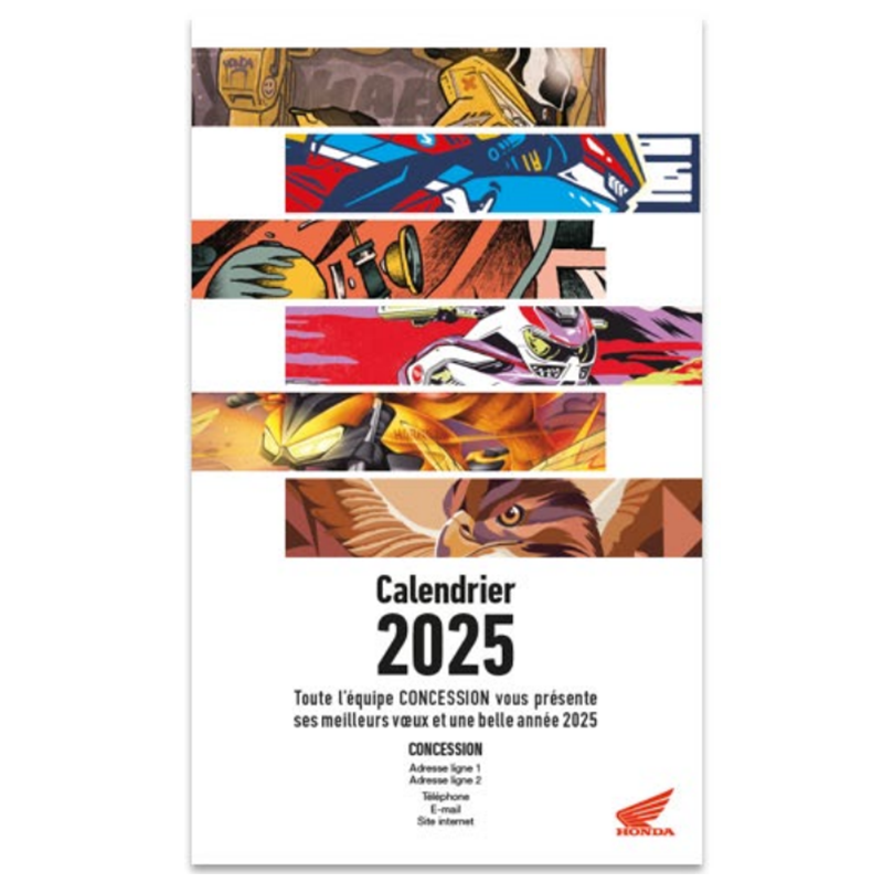 calendrier-honda-2025 : Honda Calendar 2025 Honda CRF Africa Twin