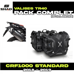 PACK-H0FR194P-X0TR30 : Pack Alforjas laterales Shad TR30 Honda CRF Africa Twin