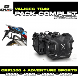 PACK-H0DV104P-X0TR30 : Pacco Valigie Laterali Shad TR30 Honda CRF Africa Twin