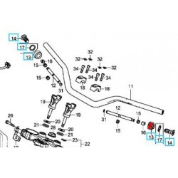 53105-MJP-G50 : Lenkerendkappe Original Honda Honda CRF Africa Twin