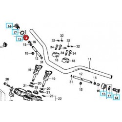 53105-MJP-G50 : Extremo de manillar original Honda Honda CRF Africa Twin