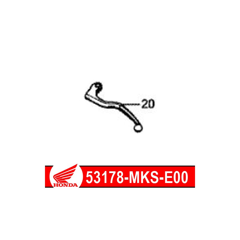 53178-MKS-E00 : Maneta de embrague original Honda 2020 Honda CRF Africa Twin