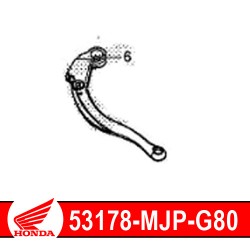 53178-MJP-G80 : Honda genuine parking brake lever 2020 Honda CRF Africa Twin