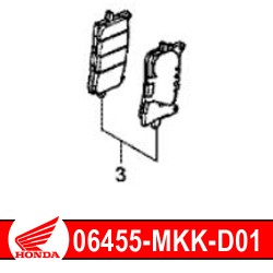 06455-MKK-D01 : Original Front Brake Pads for Honda 2020 Honda CRF Africa Twin