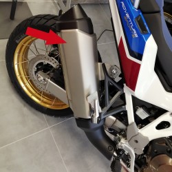 18340-MKS-E20 : Originaler Honda Auspuffschutz 2020 Honda CRF Africa Twin