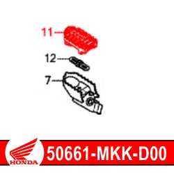 50661-MKK-D00 : Fussrasten-Gummi Honda 2020 Honda CRF Africa Twin