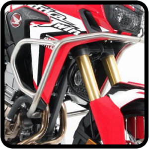 Crashbars et protections moteur latérales pour Africa Twin Adventure